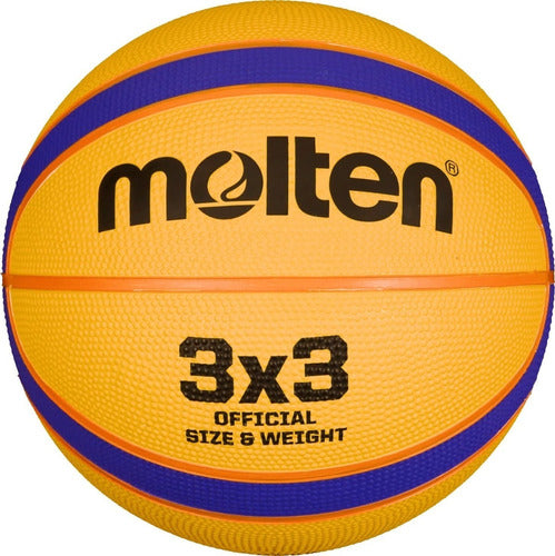 Molten 3x3 Libertria Rubber Basketball Size 6 0