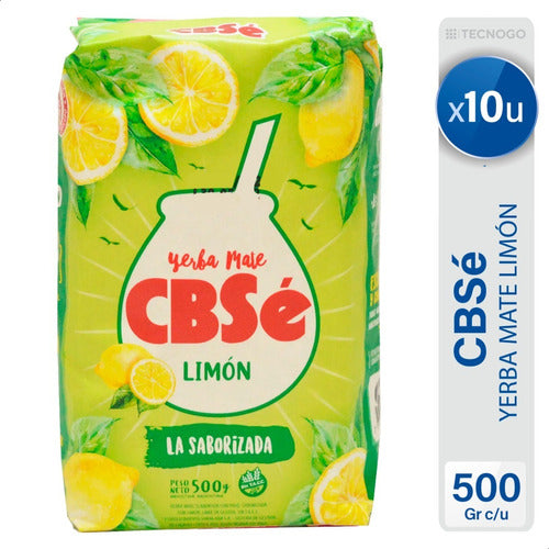 CBSé Lemon Yerba Mate, Gluten-Free Pack of 10 Units 0