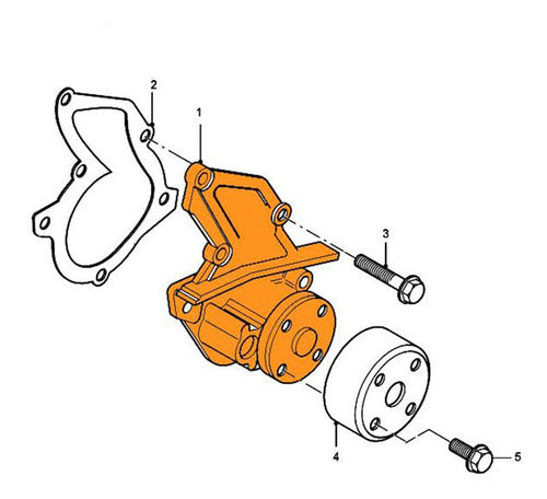 Ford Water Pump Ka New 1/2017 - 7/2018 0