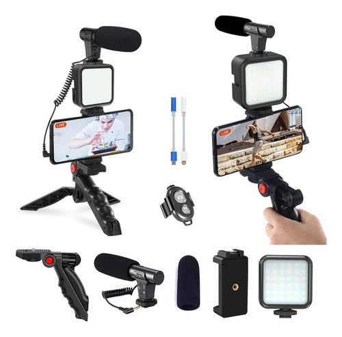 Kit De Vlogging Para iPhone, Kit De Inicio De Youtube, Kit D 0