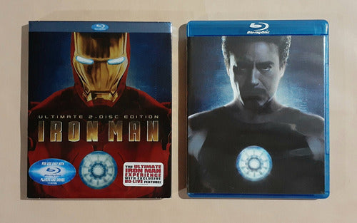 Iron Man Trilogy - Limited Edition 7-Disc Blu-ray 3D + 2D + DVD Original 1