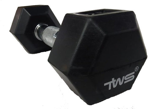 TWS 2.5 Kg Rubber Hexagonal Dumbbell 0