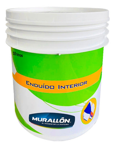 Murallón Enduido Plastico Interior 10 Litros + Abrelatas 0