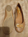 Usaflex Brown Genuine Leather Flats for Women Size 38 5