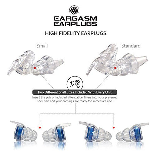 Eargasm High Fidelity Earplugs for Concerts, Musicians, Motorcycles, and More 0