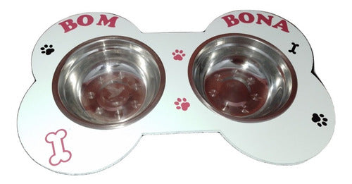 Small Dog Bone-Shaped Feeder 22