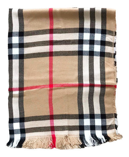 Customs BA Rustic Nordic Blanket Scarves Cozy Ponchos Warmth 12