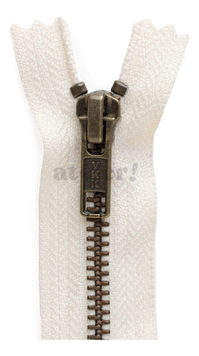 YKK 12cm Metal Fixed Chain Zippers - Pack of 1 32