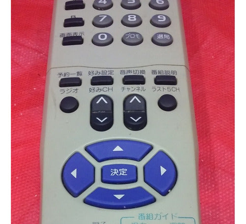 Controle Remoto Aiwa Rc- Zvs01 (usado ) 2