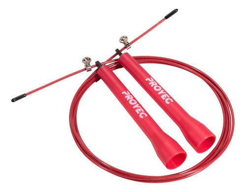 Adjustable Steel Cable Jump Rope with PVC Handle and Swivel Head 13