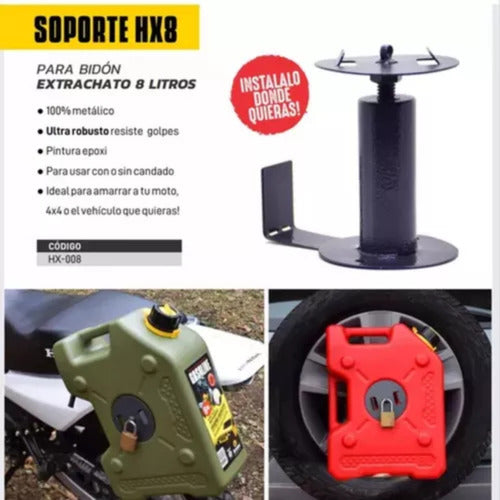 Driven Extra Flat 8 Liters Metal Support 1