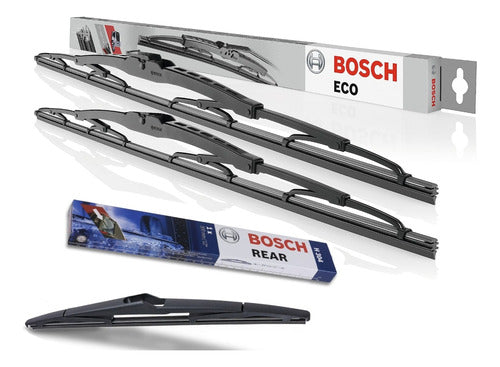 Bosch Windshield Wipers X3 for Renault Duster and Duster Oroch (Oct 2011 - Dec 2017) 0