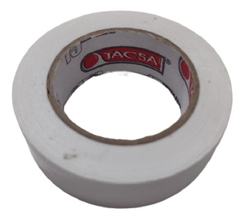 Tacsa White PVC Insulating Tape 19mm x 10mts 0