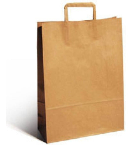 Distri Manila Madera Kraft Bag with Handle 30x10x32 Cm X 25 Un 0