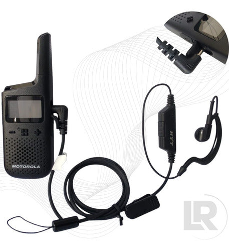 2 Fone Para Radio Walkie Talkie Hytera Original Promoção Nf 2