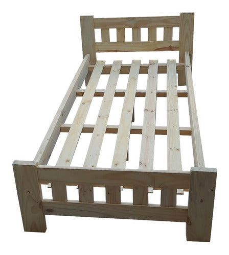 Andrade Solid Pine Reinforced Single Bed 3