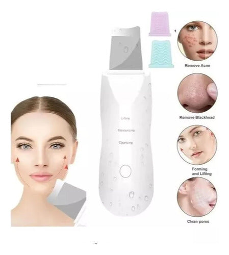 Muye Espátula Facial Ultrasónica Recargable Peeling Skin Scrubber 2