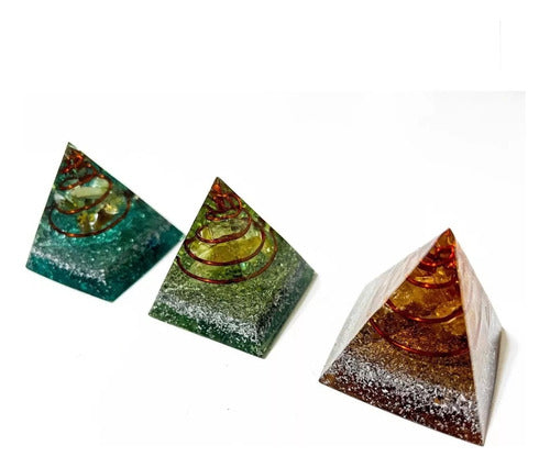 Tiendaelglobo Orgon Energy Pyramid Egyptian Orgonite Tarot X 3 Unit 0