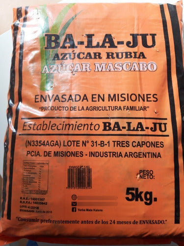 Pack X 3  Azúcar Mascabo O Integral De Caña Ba-la-ju X  5k 1