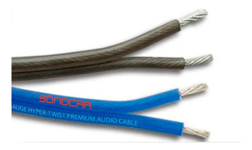 Cable De Woofer 12ga Stinger X Metro Shw512b250/1 Sonocar 0