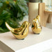 Gulu Gold Bird 2pcs - Small Animal Statues for Home Decoration 2