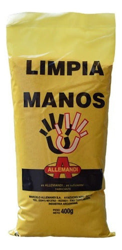 Limpia Manos Allemandi En Polvo Desengrasante 400 G 0