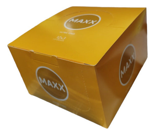 Maxx Ultra Thin Condoms x12 Boxes of 3 Units Each 0