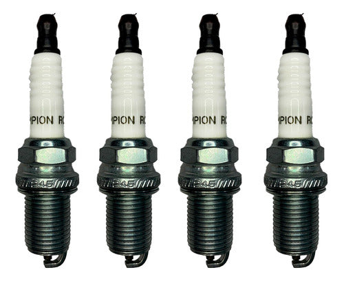 Champion Kit 4 Spark Plugs for Fiat Palio Siena Motor Fire 0