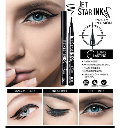 Tortulan Eye Makeup Remover + IDI Waterproof Mascara + Jet Star INK Eyeliner 4