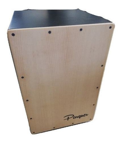 Parquer Cajon Flamenco Parquer Con Bordona Tapa De Madera Veteada 0