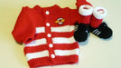 Paratubebe First Rugby Sweater and Booties Set for Your Baby 6