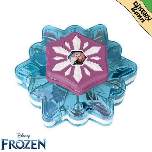 Frozen 2 Set De Maquillaje Copo De Nieve Giratorio C/espejo 3