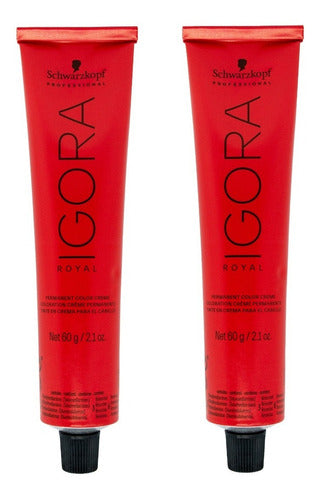 Schwarzkopf Igora Royal Kit X2 Tintura 60grs Coloración Pelo 0