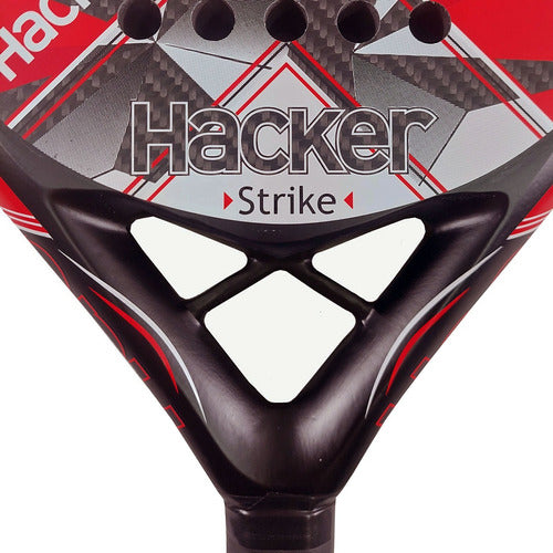 Hacker Paleta Padel Lvl-3 Strike 3k Eva Confort Importada 2