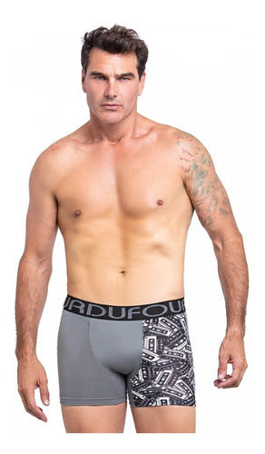 Dufour Boxer Estampado Algodón/Lycra 11874 Pack X12 2