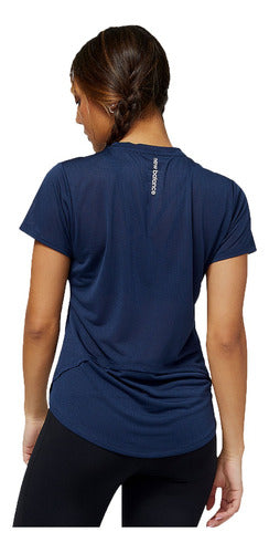 New Balance Women's Accelerate Running Shirt Navy Blue 2