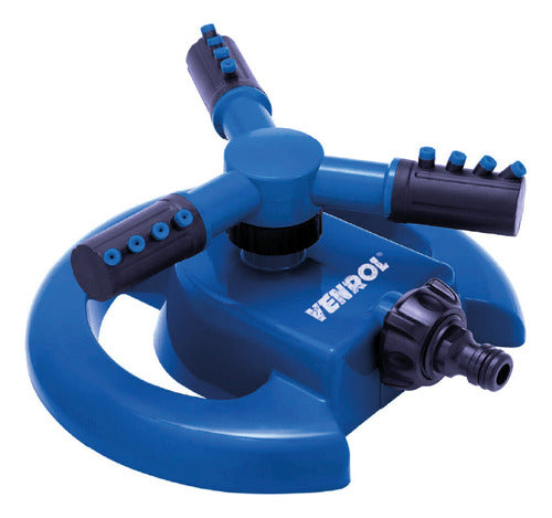 Venrol 3-Arm Plastic Base Sprinkler Regador Ensures Even Watering 5