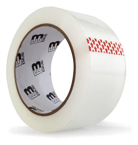 EMUBI Packing Tape X 6 Units 100m X 48mm - 45 Microns 0