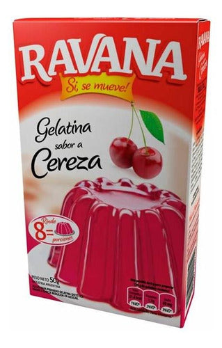 Pack X 3 Unid Gelatina  Cereza 50 Gr Ravana Gelatinas 0