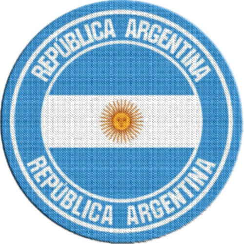 Parche Escudo Circular Argentina M01 0