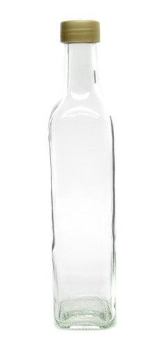 Rigolleau 12 Bottles of 500cc Glass for Liquors and Oils with Screw Cap 0