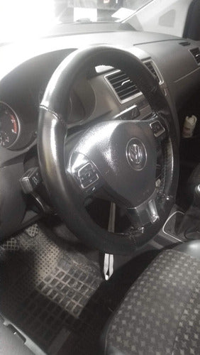 Genuine Cowhide Leather Steering Wheel Cover Luca Tiziano Cueros 4