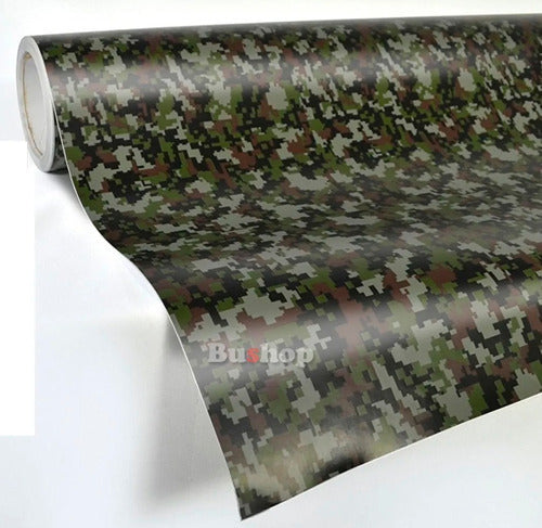 Vinilo Camuflado Adhesivo Autos Caza Airsoft  (50cm X 50cm 0