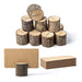 Jofefe - 12 Premium Wooden Card Holders and 24 Kraft Cards 0