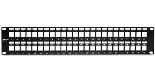 TRENDnet 48-Port Blank Keystone 2U HD Patch Panel 4