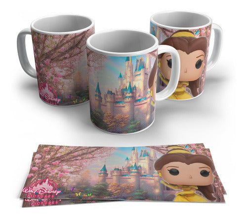 La Cueva Tazas Personalizada Princesas, De Plástico Sublimadas 3