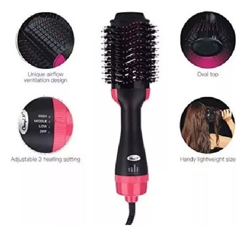 Hytoshy Hot Air Brush 2 In 1, Drying And Styling 1