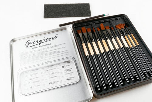 Helguera 12 Different Synthetic Brushes for Watercolor + Pencil 1