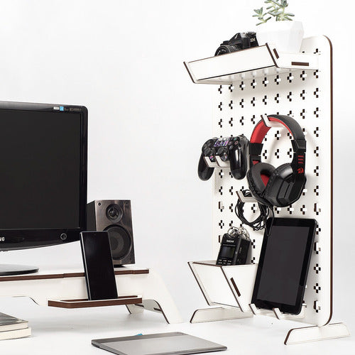 Desktop Organizer Wall-Mount or Stand with Accessories 14