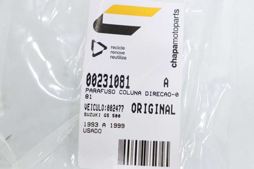 Parafuso Coluna Direção Suzuki Gs 500 93-99 (081) 5